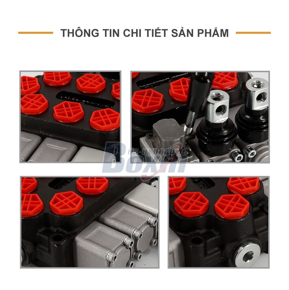 Q45-DT-2OT Nam châm điện đẩy-kéo và thủ công 3 ống Van điều hướng
